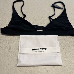 BNWT Ark Swimwear Bralette - Black - L